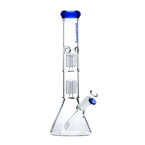 Product image of 15" Blueberry Double Tree Perc Beaker - Assorted Colours