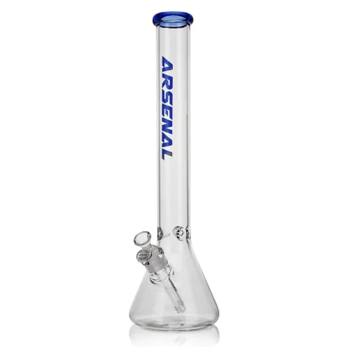 Product image of Arsenal, Coloured Rim Beaker Bong, 18"