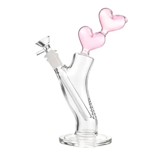 Product image of Arsenal Glass, Sweetheart Glass Bong, 10"