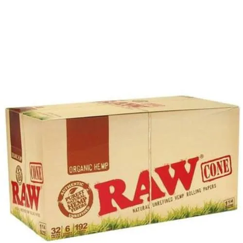 Product image of Raw Organic Hemp 1 1/4 Cones - 6pk
