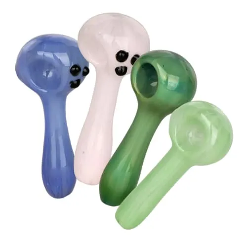Product image of 3.5" - 4" Deluxe Colours Glass Spoon Hand Pipe