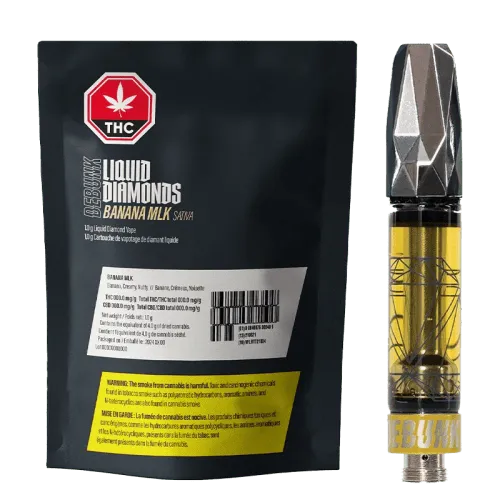 Product image of Banana MLK Liquid Diamond - Debunk - 510 Cartridges