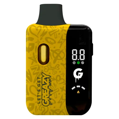 Product image of Golden Pineapple Live Resin & Liquid Diamonds All-in-One - GREAZY - Disposables